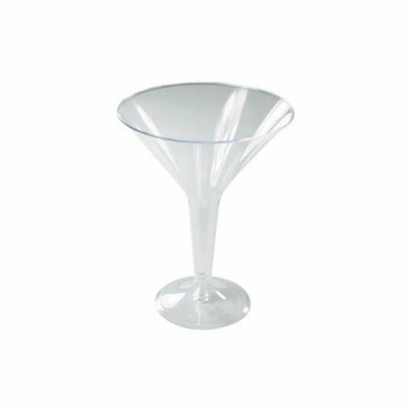 MARYLAND PLASTICS NC20316 PEC 6 oz Newbury Martini Glass, 100PK NC20316  (PEC)